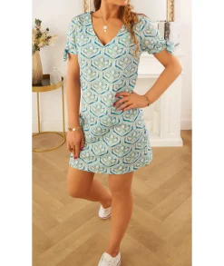 Robes>La boutique de Lilie ROBE FABIANA Bleu