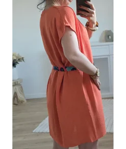 Robes>La boutique de Lilie ROBE FANNY Orange
