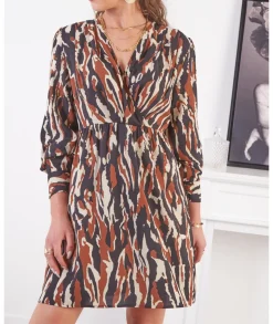 Robes>La boutique de Lilie ROBE FANNY Marron