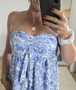 Robes>La boutique de Lilie ROBE FLORENCE Bleu