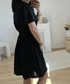 Robes>La boutique de Lilie ROBE FLORENTINA Noir