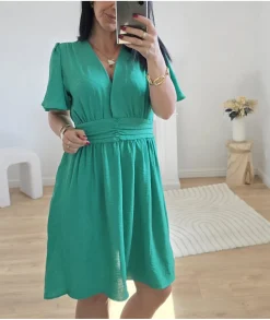 Robes>La boutique de Lilie ROBE FLORENTINA Vert
