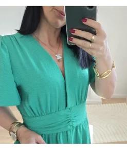 Robes>La boutique de Lilie ROBE FLORENTINA Vert