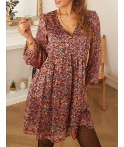 Robes>La boutique de Lilie ROBE FRANCINE Marine