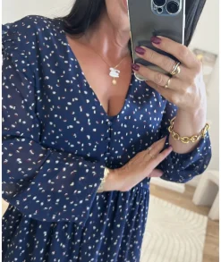 Robes>La boutique de Lilie ROBE GABIN Marine