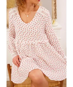 Robes>La boutique de Lilie ROBE GAZ DE COTON ARIELLE Blanc