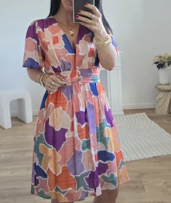 Robes>La boutique de Lilie ROBE GAZALIA Orange