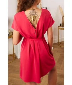 Robes>La boutique de Lilie ROBE GLORIA Fushia