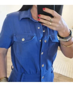 Robes>La boutique de Lilie ROBE GRAZIELLA Bleuelectrique