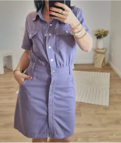 Robes>La boutique de Lilie ROBE GRAZIELLA Lilas