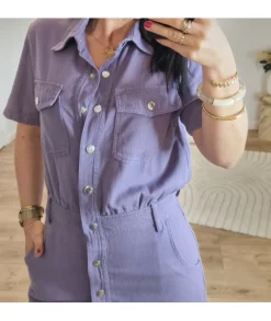 Robes>La boutique de Lilie ROBE GRAZIELLA Lilas