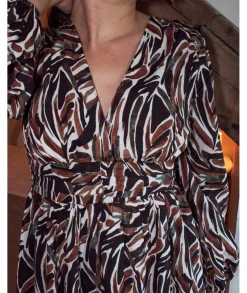 Robes>La boutique de Lilie ROBE GWENOLA Marron/brun
