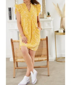 Robes>La boutique de Lilie ROBE JASMINA Jaune