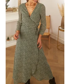 Robes>La boutique de Lilie ROBE JASMINA LONGUE Vert