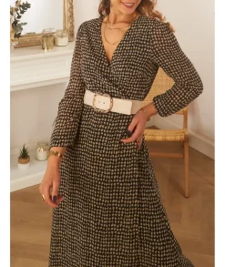 Robes>La boutique de Lilie ROBE JASMINA LONGUE Noir