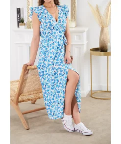 Robes>La boutique de Lilie ROBE JENNIFER Bleu