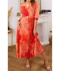 Robes>La boutique de Lilie ROBE JEREMIA Orange