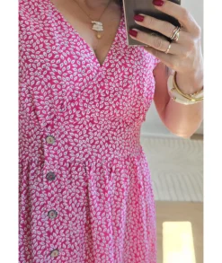 Robes>La boutique de Lilie ROBE JORDANA Fushia