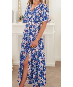 Robes>La boutique de Lilie ROBE KARINE Bleu