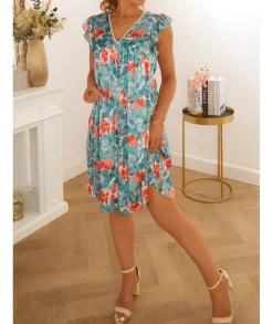 Robes>La boutique de Lilie ROBE KLOE Vertdeau