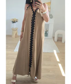Robes>La boutique de Lilie ROBE LAETITIA Camel
