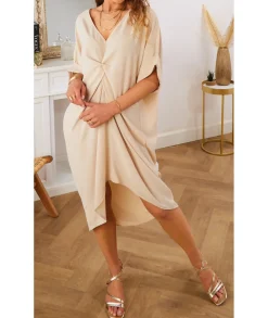 Robes>La boutique de Lilie ROBE LAURA Beige