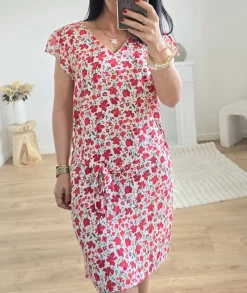 Robes>La boutique de Lilie ROBE LAURIANE Rouge
