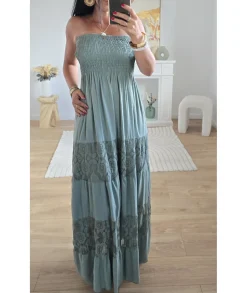 Robes>La boutique de Lilie ROBE LENY Kaki