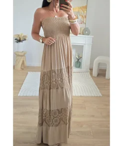 Robes>La boutique de Lilie ROBE LENY Taupe