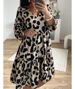 Robes>La boutique de Lilie ROBE LEO Taupe