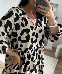 Robes>La boutique de Lilie ROBE LEO Taupe