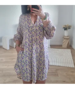 Robes>La boutique de Lilie ROBE LINA Jaune