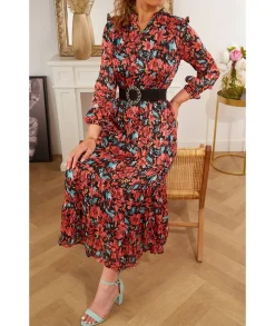 Robes>La boutique de Lilie ROBE LONGUE POLINA Noir