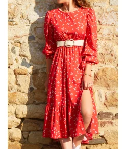 Robes>La boutique de Lilie ROBE MAGNOLIA Rouge