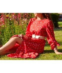 Robes>La boutique de Lilie ROBE MAGNOLIA Rouge