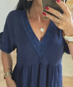 Robes>La boutique de Lilie ROBE MARLENE Marine