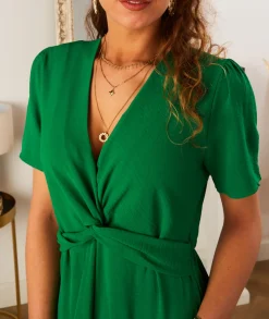 Robes>La boutique de Lilie ROBE MILA LONGUE Vert