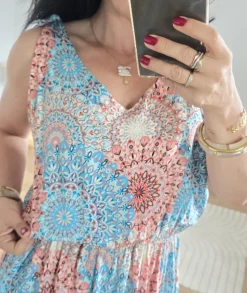 Robes>La boutique de Lilie ROBE MONALISA Bleuciel