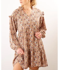 Robes>La boutique de Lilie ROBE MONICA Marron