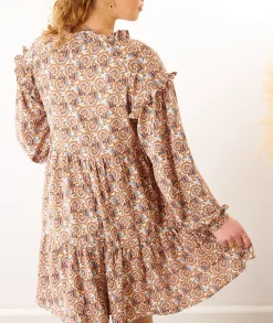 Robes>La boutique de Lilie ROBE MONICA Marron