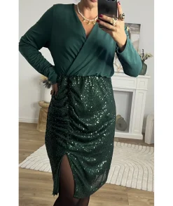 Robes>La boutique de Lilie ROBE MONIQUE Vert