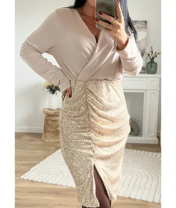 Robes>La boutique de Lilie ROBE MONIQUE Dore