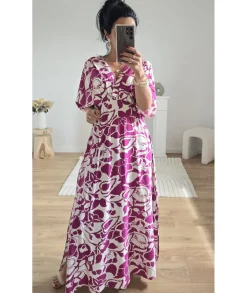 Robes>La boutique de Lilie ROBE MURIELLE Violet
