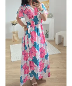 Robes>La boutique de Lilie ROBE NADINA Rose