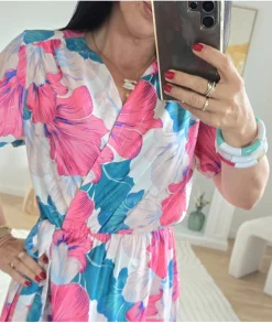 Robes>La boutique de Lilie ROBE NADINA Rose