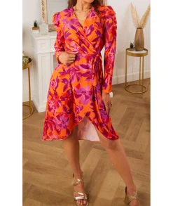 Robes>La boutique de Lilie ROBE NATACHA Orange