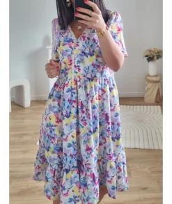 Robes>La boutique de Lilie ROBE NOUMEA Violet