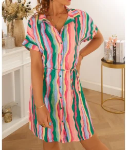 Robes>La boutique de Lilie ROBE OMBELINE Rose