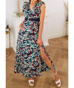Robes>La boutique de Lilie ROBE OPHELIE Marine