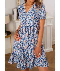 Robes>La boutique de Lilie ROBE ORLANE Bleu